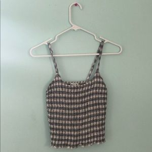 Gingham tank top